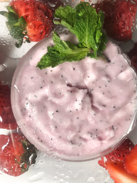 Strawberry Mint Shea Butter Exfoliant